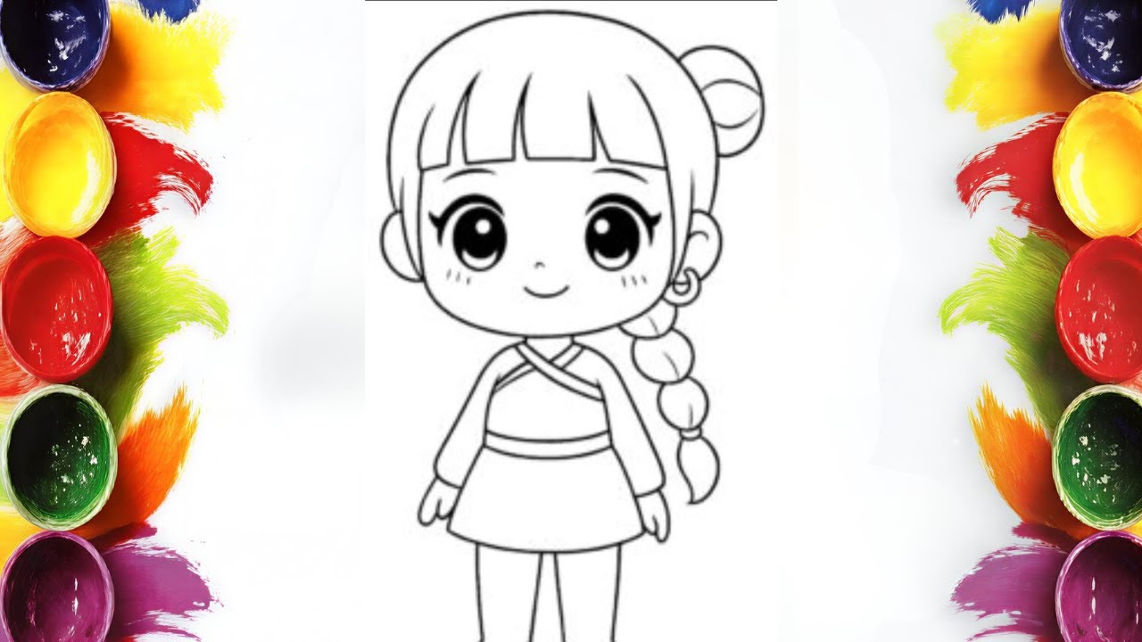 Relaxing Learning: How to Color Baby Rumi | Mini Artist Coloring ...