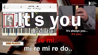 It's you Ali Gatie Tutorial Notas Flauta Cifra Guitarra Acordes Piano Educação Musical Jose Galvao S