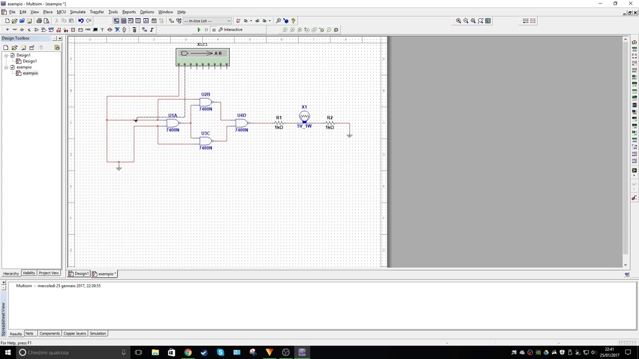 logic converter multisim