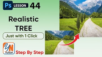 How to add Realistic Tree in Photoshop Exercise No  44