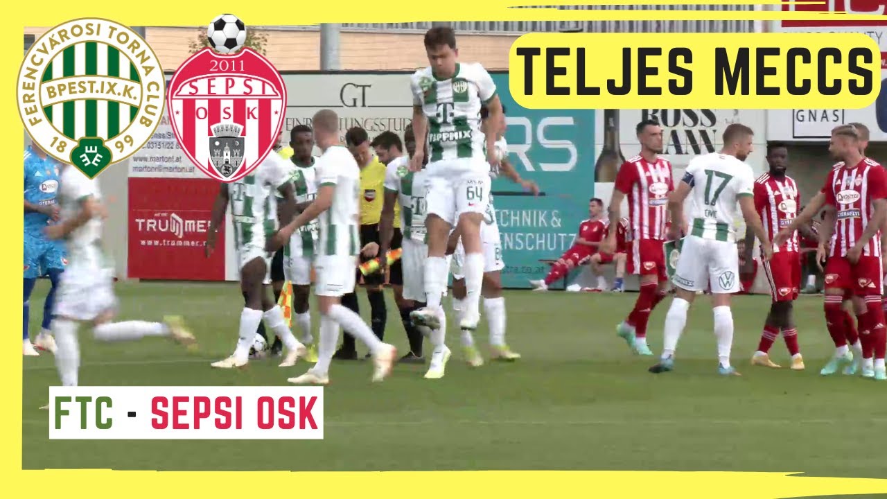 ⁣Ferencváros - Sepsi OSK | Teljes Meccs (FTC - SEPSI) - 2023.06.21