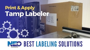 Automatic Tamp Labeler with Print & Apply System |Neostarpack