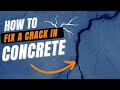 How to Fix a Crack in Concrete  | A DIY Guide