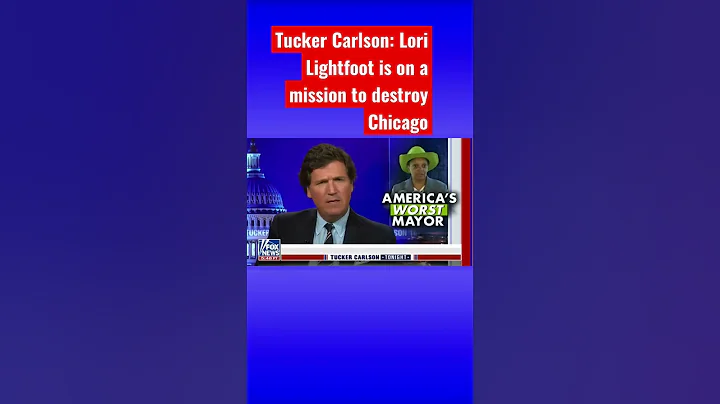 Tucker Carlson torches Lori Lightfoot #shorts