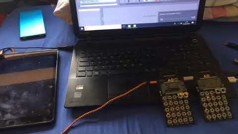 Pocket operator po and ko synced to ableton live lite