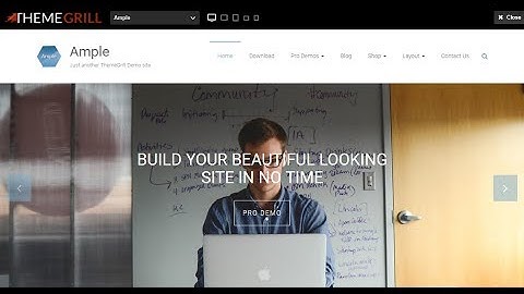 Ample WordPress Theme Tutorial 2