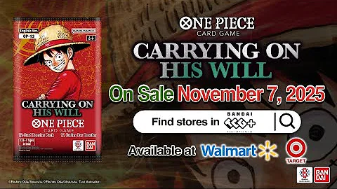 The ONE PIECE CARD GAME BOOSTER: CARRYING ON HIS WILL [OP-13]  Trailer