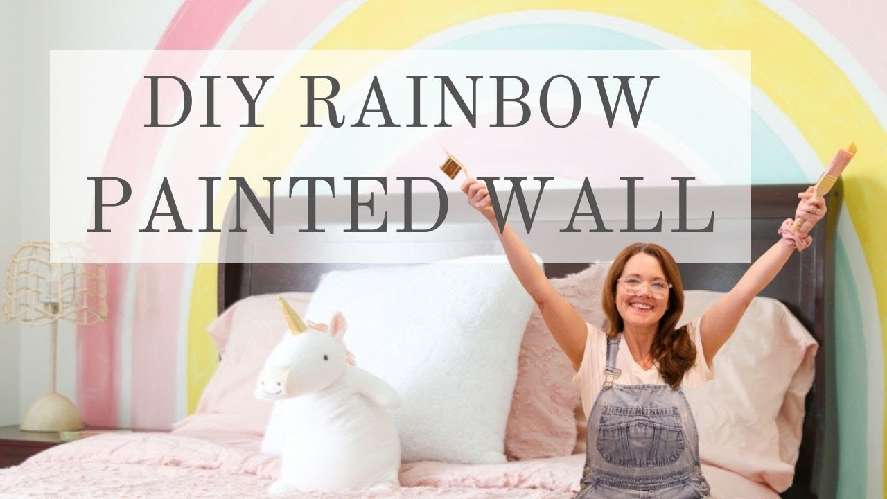 Rainbow Painted Wall YouTube