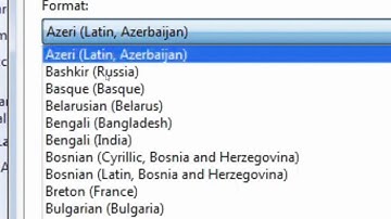 How to Change windows 7 region and language format to bashkir ( russia )