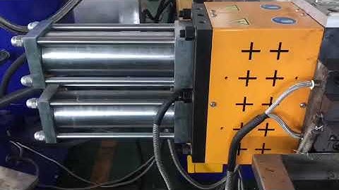 Double pistons continuous screen changer with large filtration area for PET pelletizing line