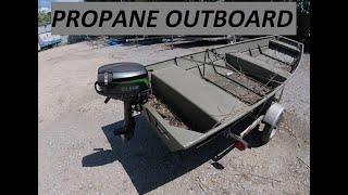 Starting a Lehr Propane Outboard After 4 Years