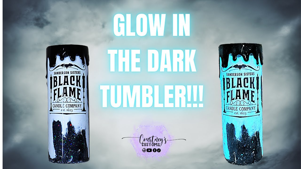 SUBLIMATION TUTORIAL: How to sublimate GLOW in the DARK tumblers -  HALLOWEEN STYLE! 