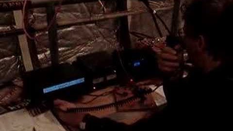 ARRL EME CONTEST FROM JAMESBURG DISH WORKING HB9Q