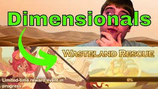 WASTELAND RESCUE WITH ALL STAGES DB AFK ARENA