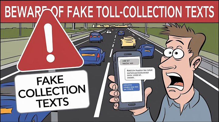 Beware of Fake Toll-Collection Texts | SF Informative