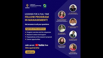 Fellow Program in Management at IMT Ghaziabad || Live Q & A