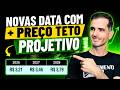 (DATA COM) EM MAIO E PREÇO TETO (PROJETIVO) PARA COMPRAR AÇÕES MIRANDO 2026, 2027, 2028...
