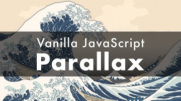JavaScript Background Parallax Effect on Mouse Move | The Great Wave by Hokusai