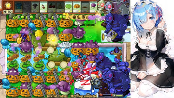 Plants vs. Zombies - Survival Endless (Pool) 2 Cob Cannon Strategy