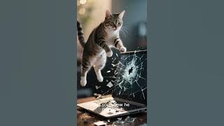 Kucingnya Ngebroke The Law of Physics! 😂 #shorts