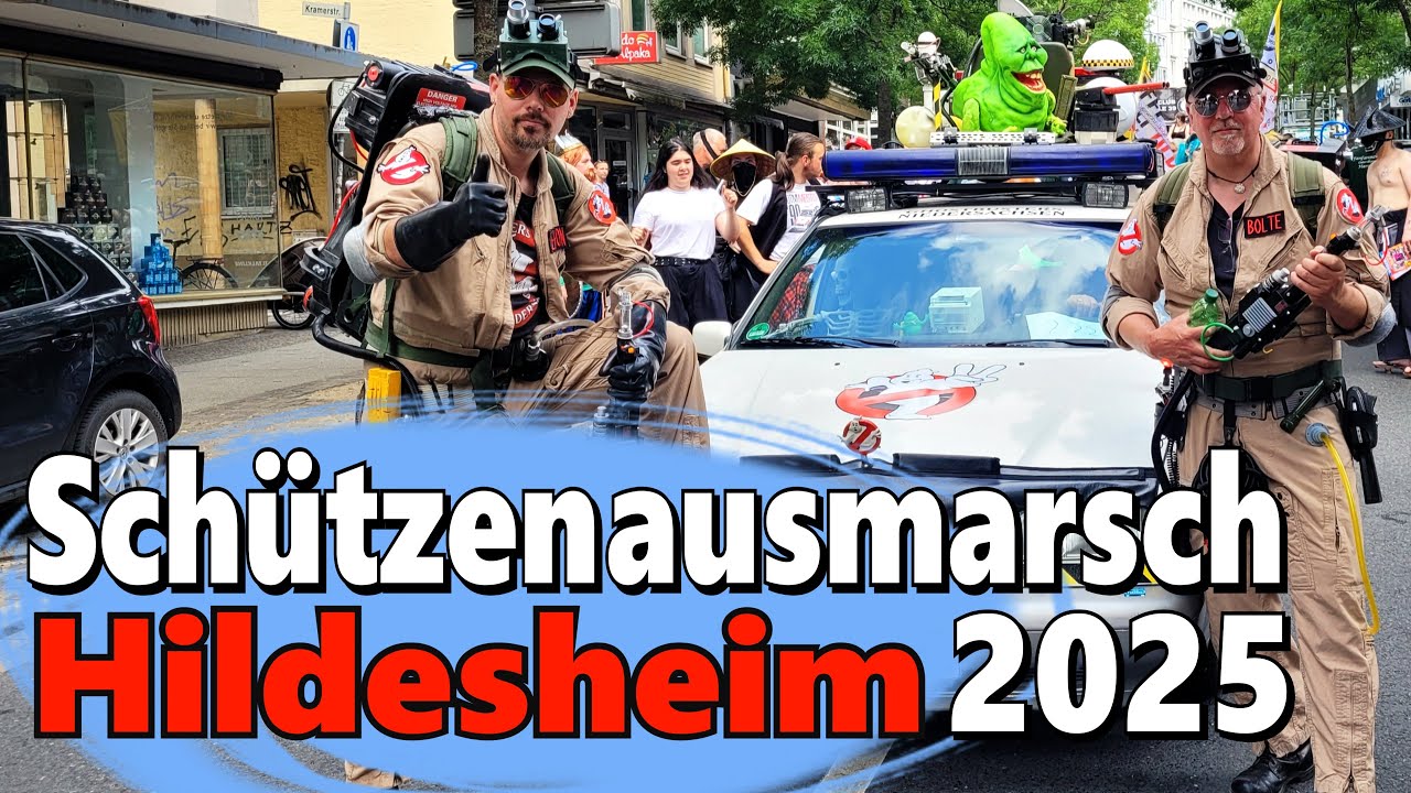 Hildesheimer Schützenausmarsch 2025 - alle Teilnehmer - der bunte Schützenumzug von Hildesheim