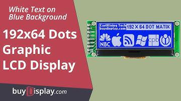 2 inch Blue 192x64 Graphic LCD Display Module,ST7525,SPI for Arduino