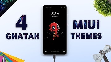 Top 4 GHATAK MIUI Themes With Fancy Charging Animation || Miui Themes