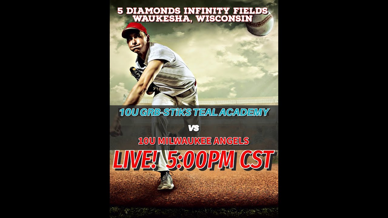 10U GRBSTiKS TEAL vs 10U MILWAUKEE ANGELS AT 5 DIAMONDS INFINITY