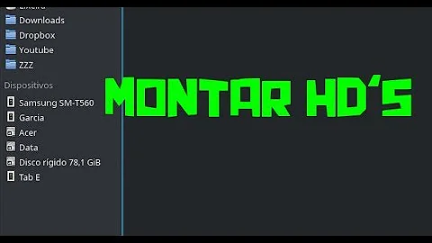 Como montar uma unidade de disco no Linux?