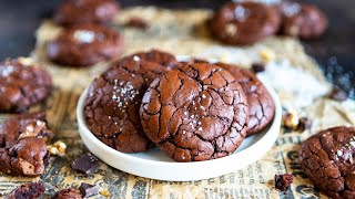 Fudgy Brownie Cookies - Hot Chocolate Hits