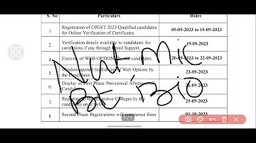 CPGET weboption guidance 2023 #cpget2023