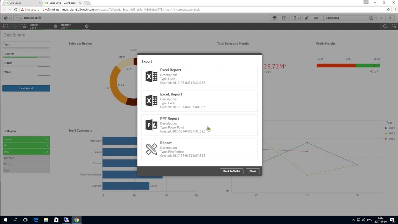 on demand nprinting using  Demand NPrinting Qlik Qlik Sense On report YouTube