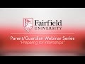 Preparing for internships  parentguardian webinar series