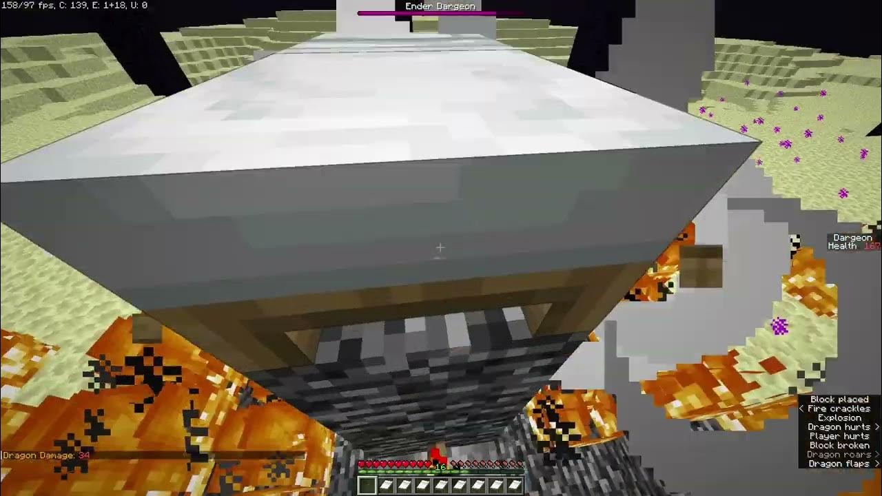 6 beds one cycle ender dragon . YouTube