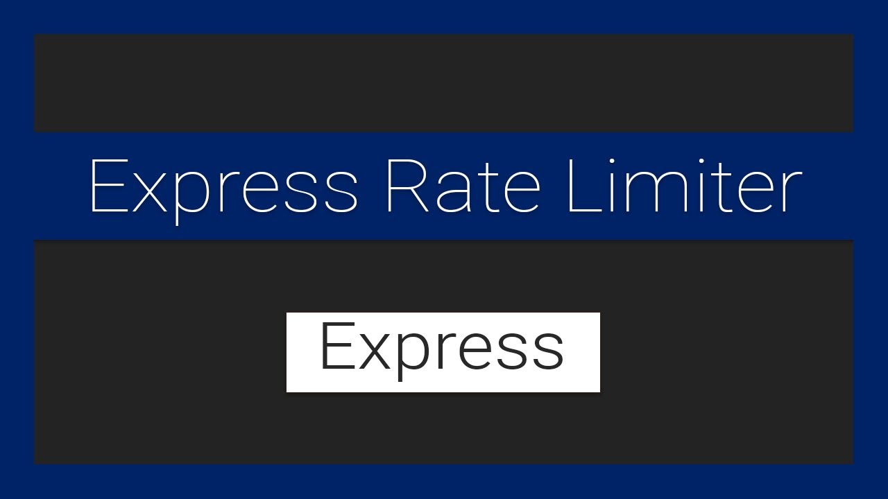 How to Rate Limit an Express App