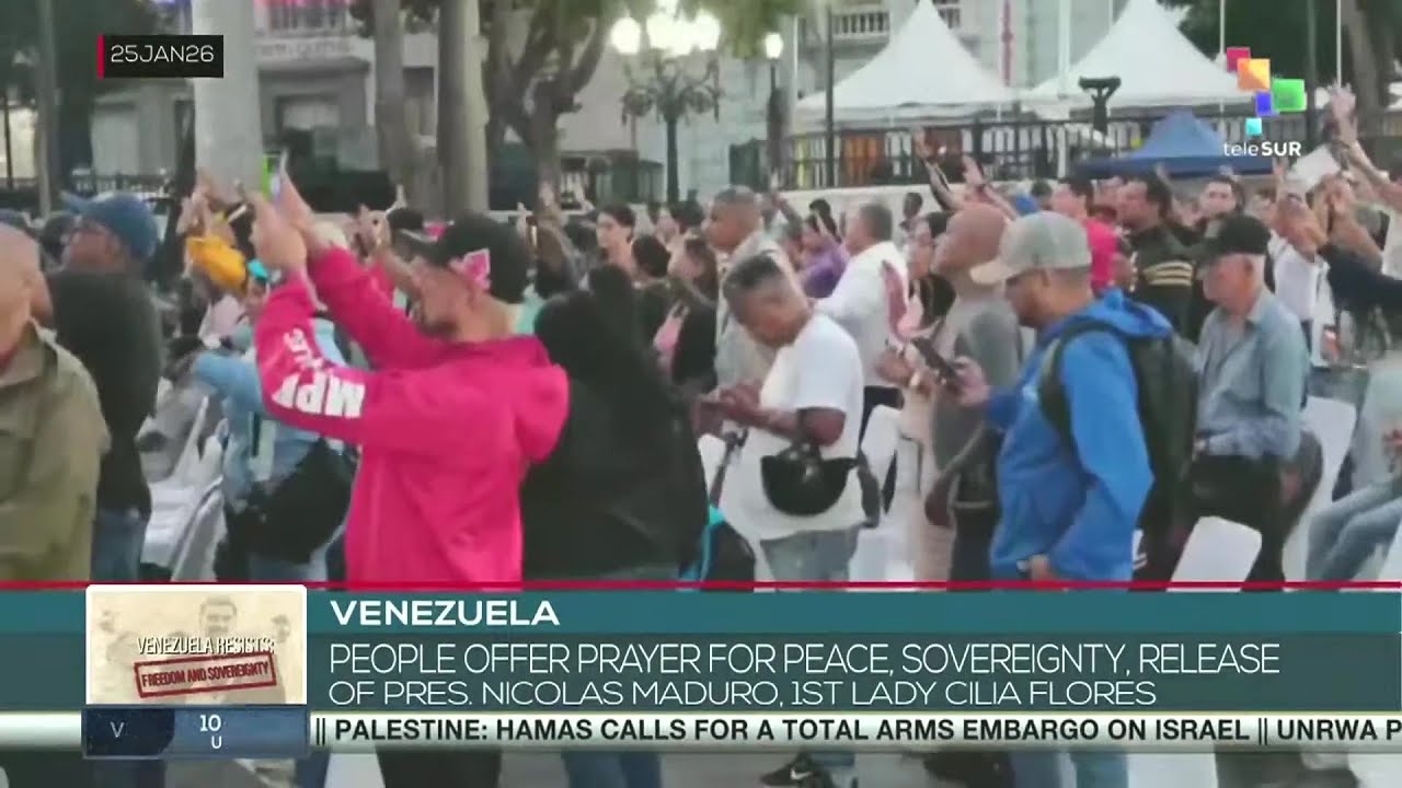 Venezuela offer prayer for peace, sovereignty, release of pres. Nicolas Maduro