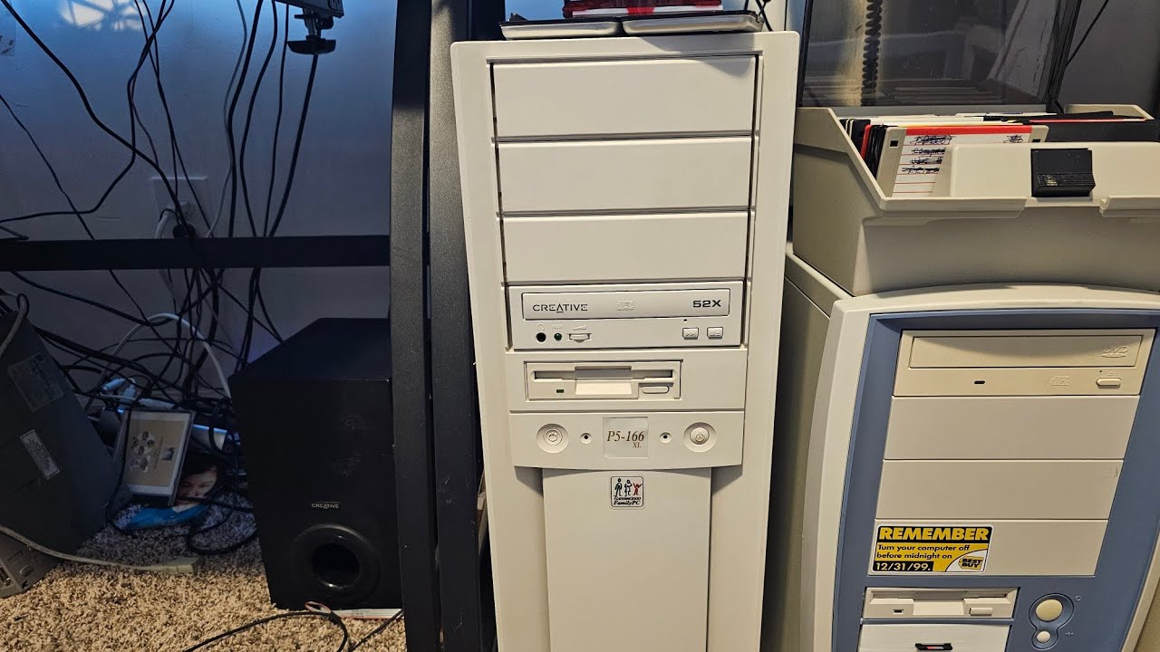 Using the Gateway 2000 P5-166XL - YouTube