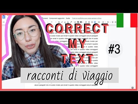 Correct My Text in Italian #3: racconti di viaggio | Learn Italian with Lucrezia