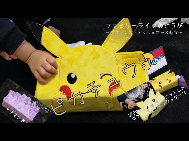 UFOキャッチャーでゲットしたポケモンのティッシュケース♪かわいい