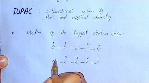 longest carbon chain//how to find longest carbon chain//organic chemistry