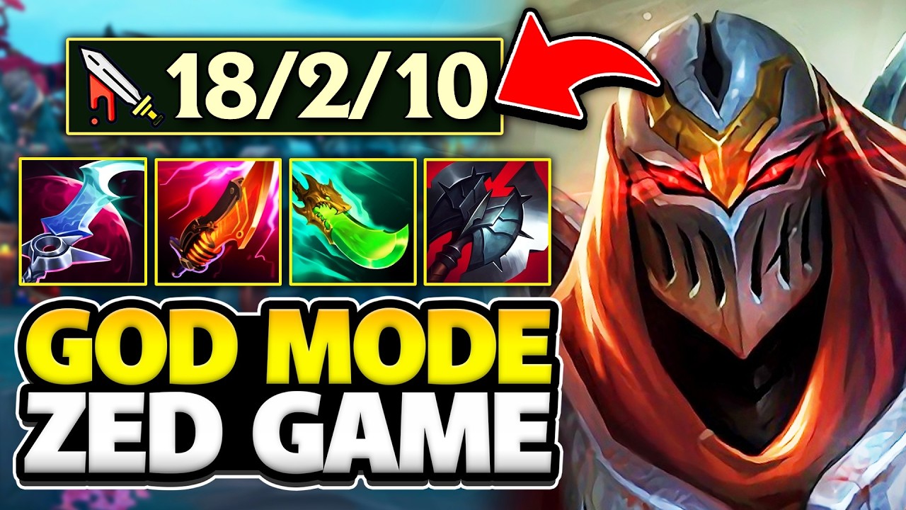 Zed Jungle is simply OVER POWERED right now... watch how fast I snowball the game