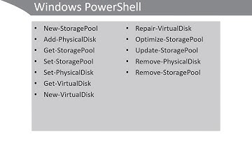 33 5 3 Create and Configure Storage Spaces