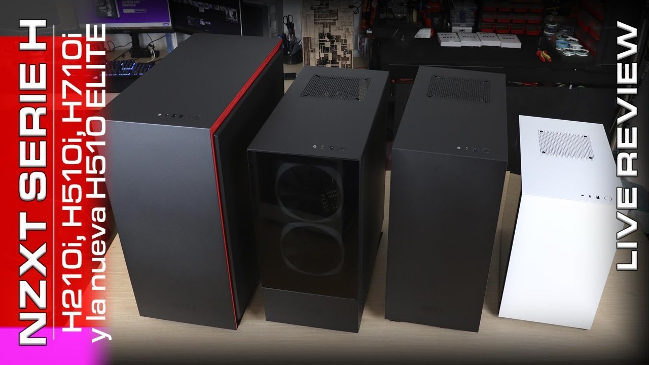 NZXT H210i, H510i, H710i y H510 Elite comparativa. Live Review YouTube