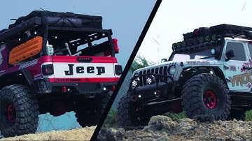 1/10 Axial SCX10III JT SCALE RC Jeep Gladiator body custom 01 (Final version)