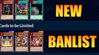 NEW BANLIST | Tearlaments Nerf and DRYTRON UPGRADE! | Yu-Gi-Oh! Master Duel