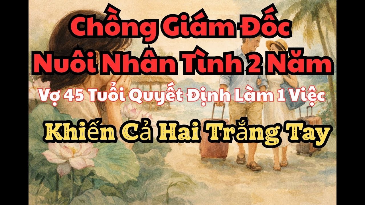Chồng Giám Đốc Nuôi Nhân Tình 2 Năm, Vợ Quyết Định Làm 1 Việc Khiến Cả Hai Trắng Tay