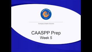 2023 CAASPP Prep Session 5