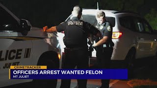 Mt. Juliet officers arrest wanted felon