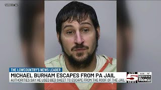 VIDEO: Man who led authorities on four-day S.C. manhunt escapes Pa. jail