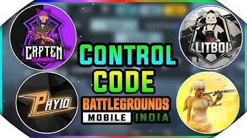 (BGMI) Control code of Lost Boy, Payio, Capten Gaming & LitBoi YT ll Bgmi l 2022l Best 4 finger claw